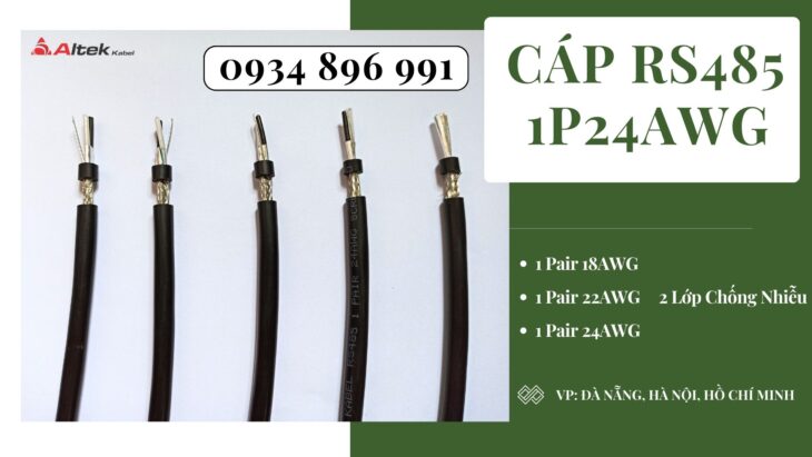 Cáp Rs485 1 Pair 18awg Nghệ An, Thanh Hóa, Hà Tĩnh