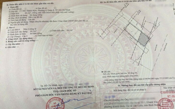 Nhà Mặt Tiền Hồ Thành Biên – P4 Q8, Giá : 4,85 Tỉ (TL)