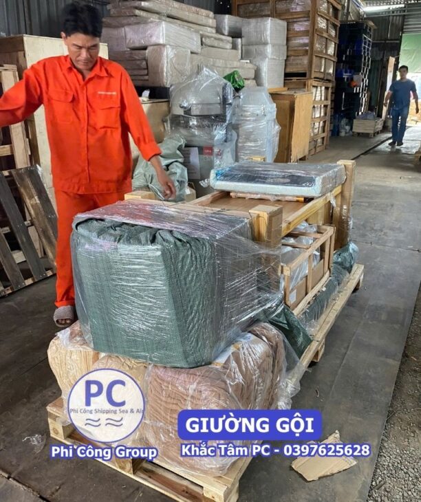 Gửi giường gội đi Úc bằng đường Biển tại TPHCM
