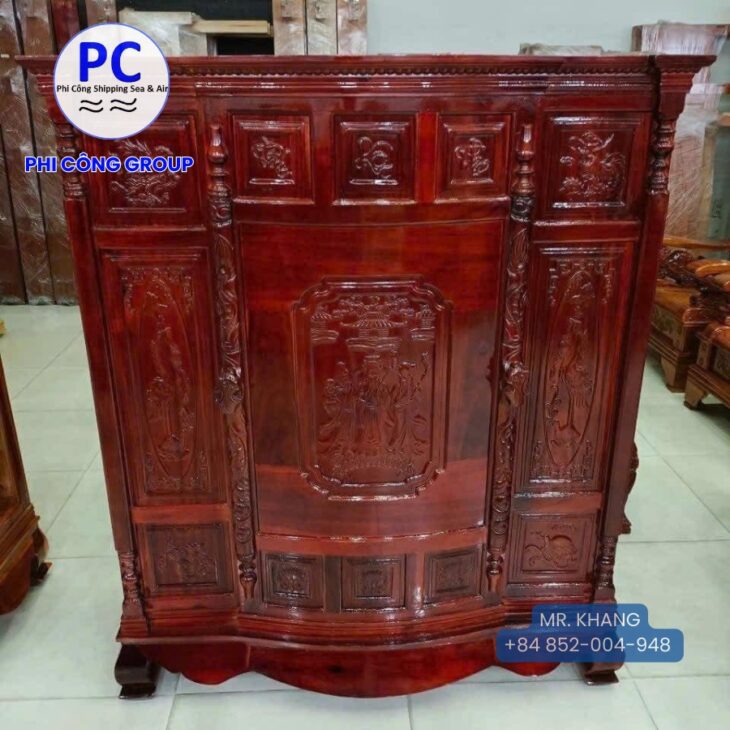 Nhận gửi tủ thờ từ Việt Nam sang Mỹ