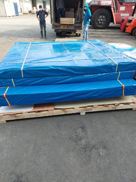 GỬI NỆM CAO SU ĐI MỸ BẰNG ĐƯỜNG BIỂN – BAO THUẾ – GIAO TẬN NHÀ