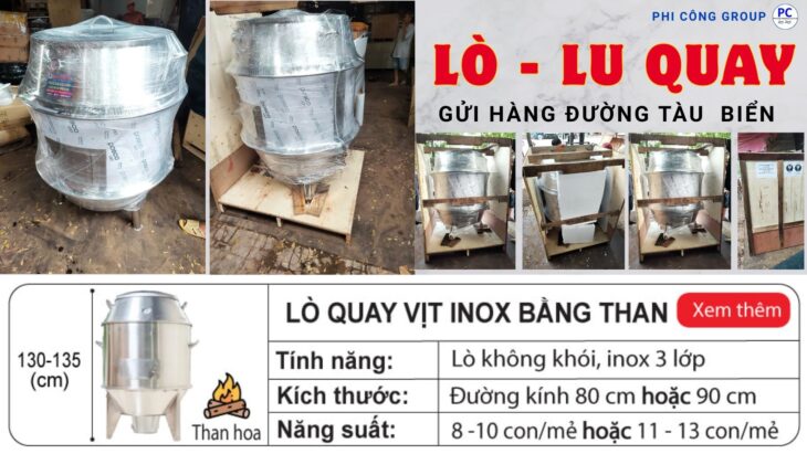 LÒ QUAY GÀ VỊT ĐI MỸ BẰNG ĐƯỜNG TÀU BIỂN