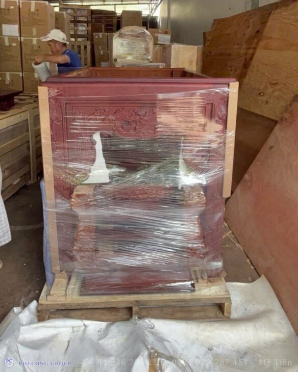 GỬI TỦ THỜ ĐI MỸ BẰNG ĐƯỜNG BIỂN