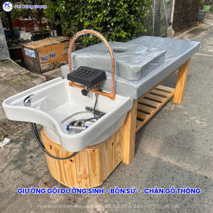 GIƯỜNG GỘI ĐẦU ĐI ÚC BẰNG ĐƯỜNG TÀU BIỂN