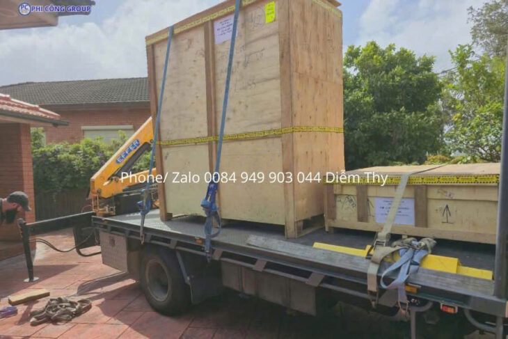 PHI CÔNG GROUP NHẬN GỬI HỒ CÁ ĐI ÚC BẰNG ĐƯỜNG TÀU BIỂN