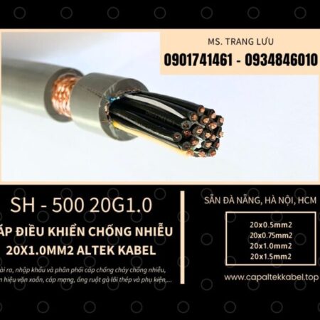 Phân phối cáp điều khiển chống nhiễu 20×1.0 Đà Nẵng, Hà Nội