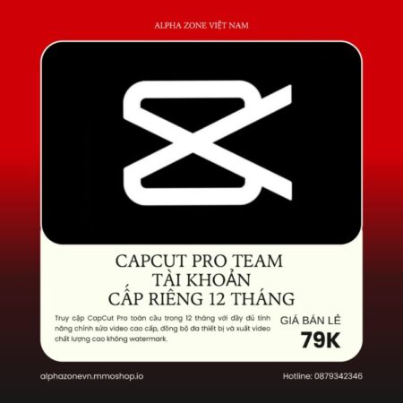 CapCut Pro Premium – Gói 1 Năm (iOS / Android / PC | Toàn cầu):