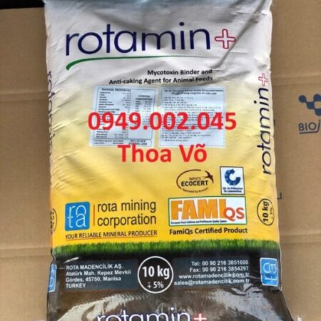 ROTAMIN – KHOÁNG TRỘN & KHOÁNG TẠT NGỪA CONG THÂN, ĐỤC CƠ CHO TÔM