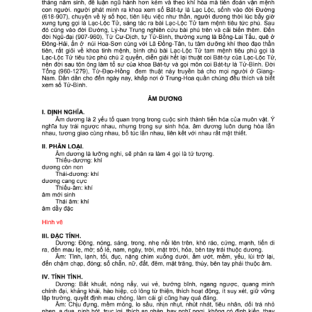 Cánh cửa đơn giản hóa mệnh lý cho người mới học