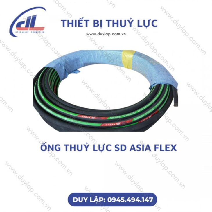 Ống cao su thuỷ lực ASIA đa dạng 1 lớp, 2 lớp, 4 lớp bố thép