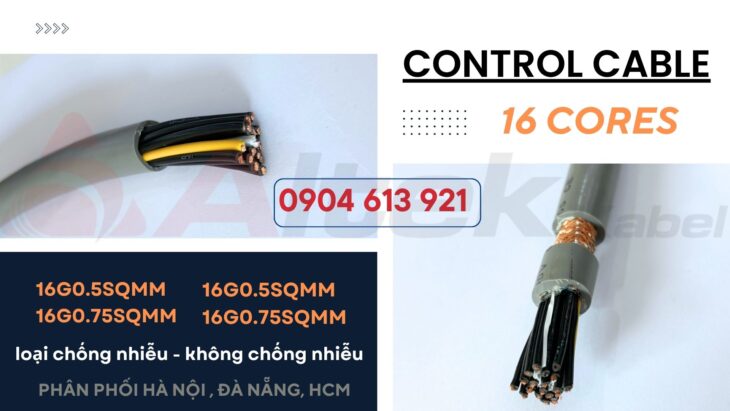 Cáp tín hiệu 16×0.75SQMM Altek Kabel chống nhiễu SH -500