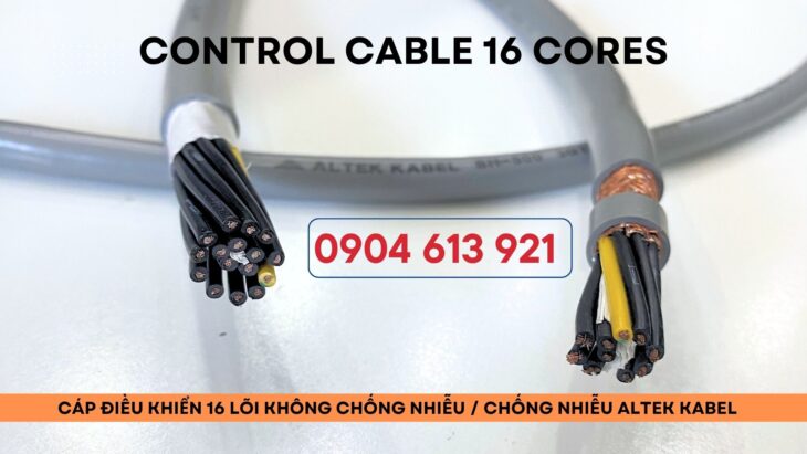 Cáp tín hiệu 16×0.75SQMM Altek Kabel chống nhiễu SH -500