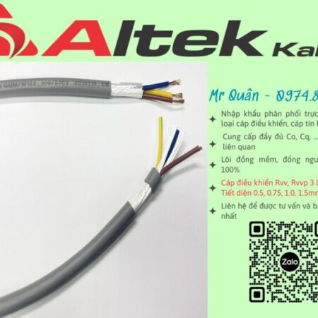 Tổng kho cáp: Cáp điều khiển 3 lõi Altek Kabel Tổng kho cáp: Cáp điều khiển 3 lõi Altek Kabel