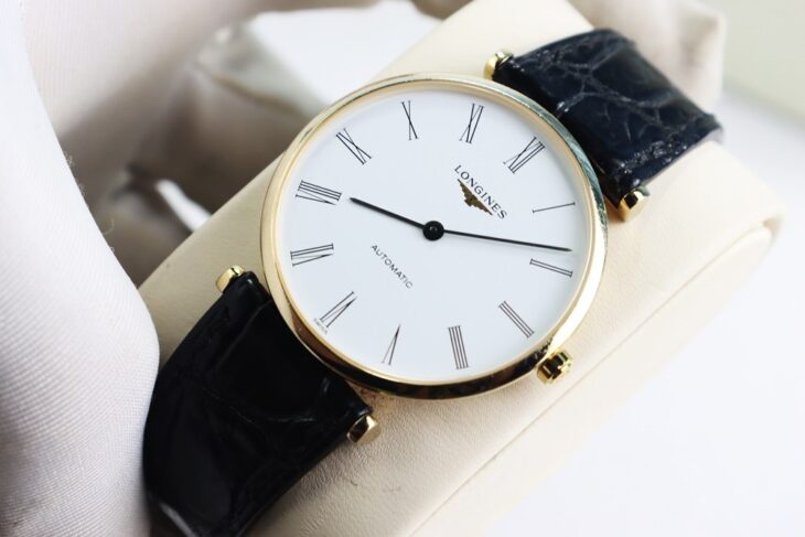 ĐH Nam : Longines La Grande L4.908.2.11.2 Automatic Demi Vàng – Size 36mm..