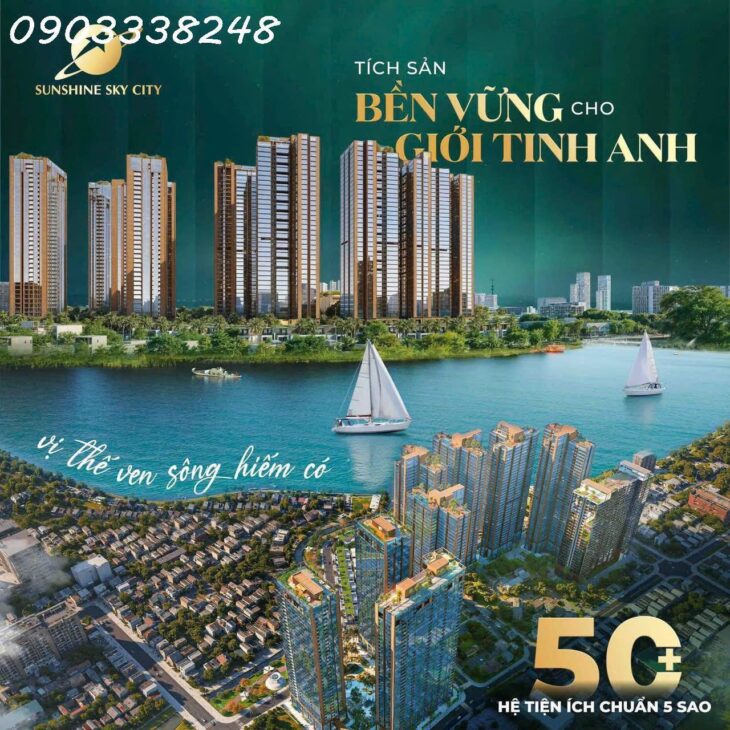 Sunshine Sky City tòa V8, V9 nhận giữ chỗ sớm chiết khấu 1% giá từ 98 triệu/m2