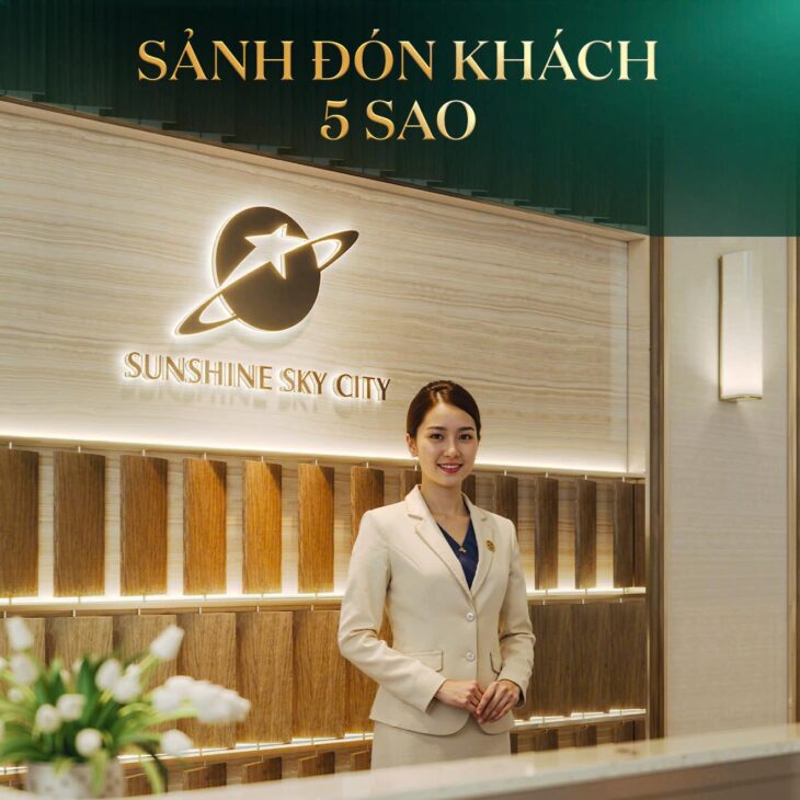 Chiết khấu 1% khi booking sớm V8 tại Sunshine Sky City với giá từ 98 triệu/m2 chưa VAT, KPBT