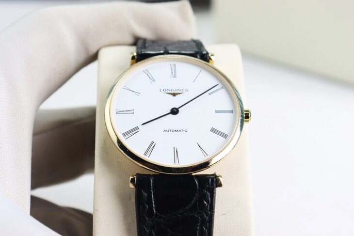 ĐH Nam : Longines La Grande L4.908.2.11.2 Automatic Demi Vàng – Size 36mm..