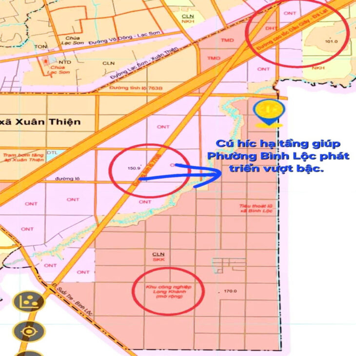 Cơ hội vàng trong Đầu Tư – Đất Nền giá F0 – ngay KCN. Phường Bình Lộc, TP Đồng Nai.