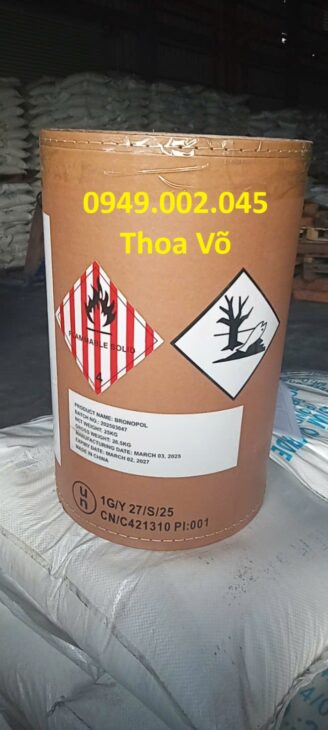 Bronopol 99% Trung Quốc – Diệt Khuẩn Ao Tôm Cá, Xử Lý Nước Hiệu Quả, Thùng 25kg Bronopol 99% Trung Quốc – Diệt Khuẩn Ao Tôm Cá, Xử Lý Nước Hiệu Quả, Thùng 25kg