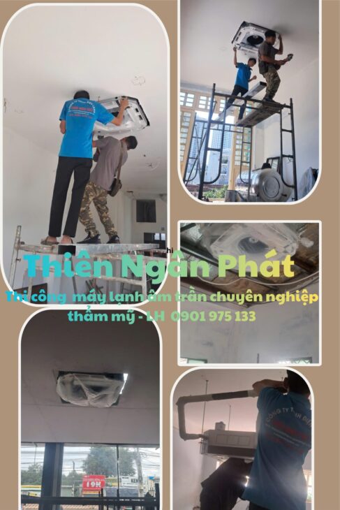 Lắp Đặt Máy Lạnh Âm Trần Cho Văn Phòng Công Ty Tại HCM Uy Tín