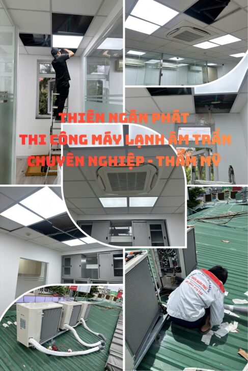 Lắp Đặt Máy Lạnh Âm Trần Cho Văn Phòng Công Ty Tại HCM Uy Tín