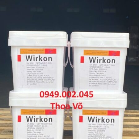 WIRKON Potassium Monopersulphate 50% – Sát Trùng Ao Nuôi, Diệt Khuẩn Phổ Rộng, An Toàn Cho Tôm Cá