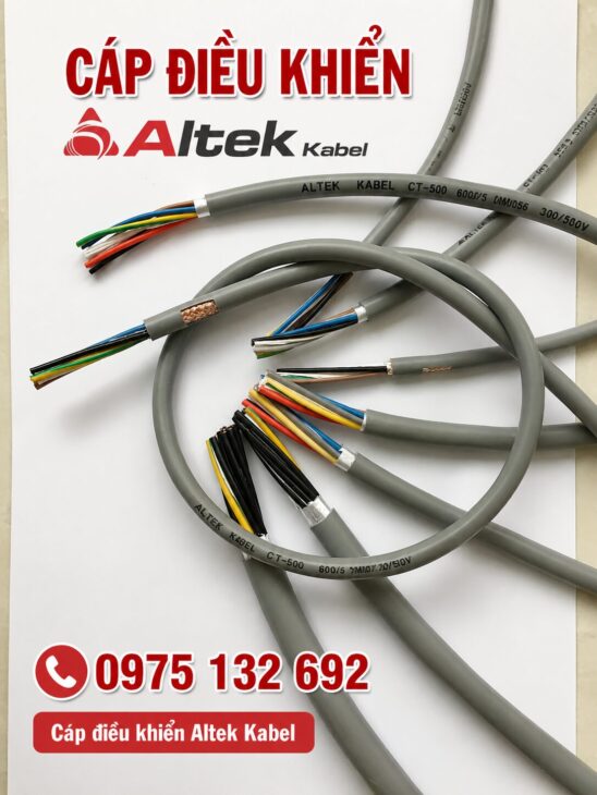 Cáp điều khiển Altek Kabel – vận hành ổn định cho mọi hệ thống tự động hóa