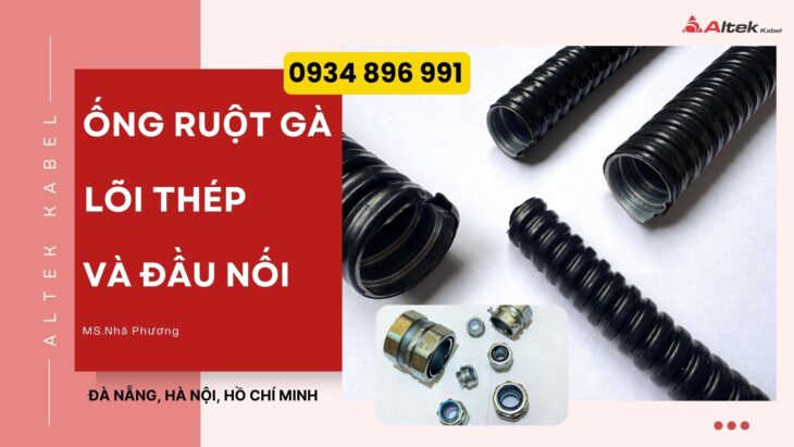 Đại Lý Ống Ruột Gà Lõi Thép & Đầu Nối Phi 40 Tại Khánh Hòa, Bình Định, Gia Lai