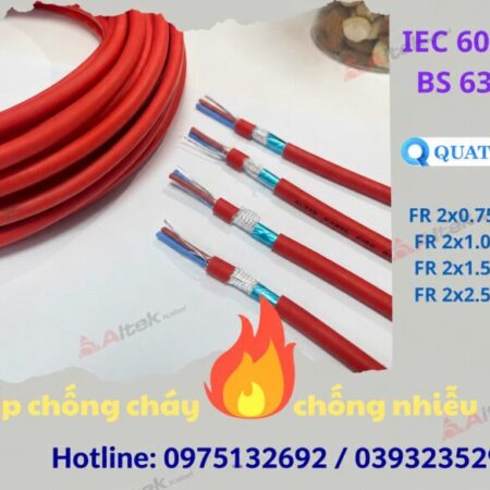 Cáp chống cháy Altek – an toàn cho mọi công trình Cáp chống cháy Altek – an toàn cho mọi công trình