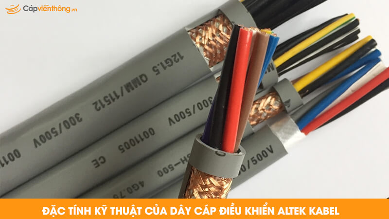 Chuyên cung cấp cáp điều khiển Altek Kabel dùng cho tủ điện, máy móc và hệ thống tự động hóa ⚙️