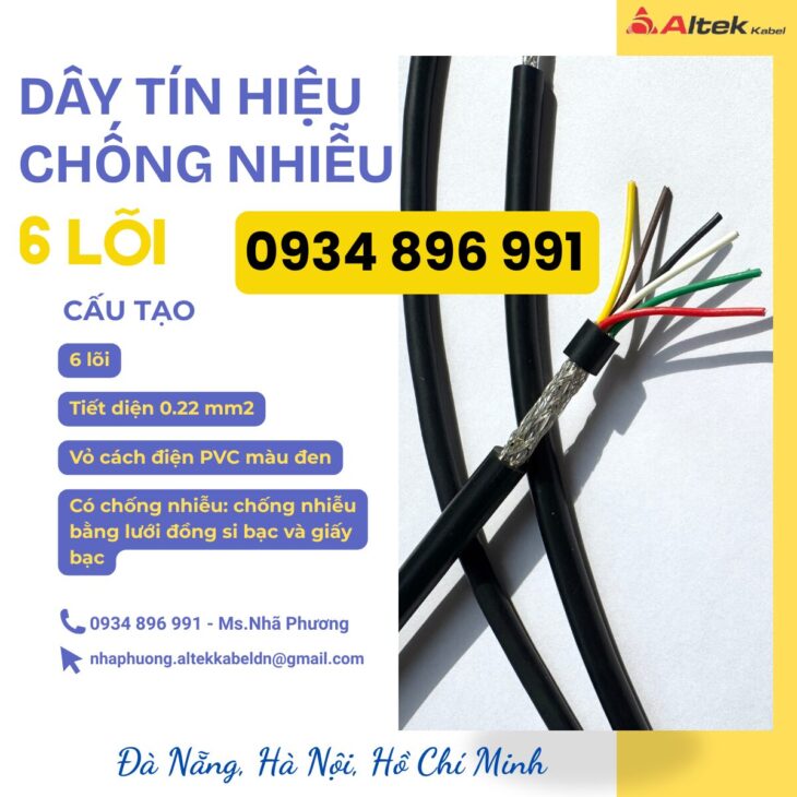 Báo Giá Cáp 6×0.22 mm² Tại Hải Phòng, Quảng Ninh, Bắc Ninh: Altek Kabel Chính Hãng