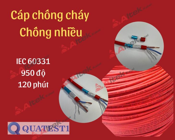 Cáp chống cháy Altek Kabel – tăng an toàn cho hệ thống điện và PCCC