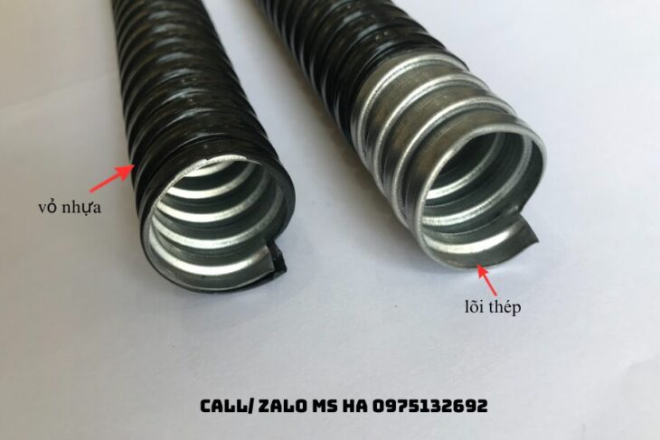 Chuyên cung cấp ống ruột gà lõi thép bọc nhựa dùng cho hệ thống điện dân dụng và công nghiệp