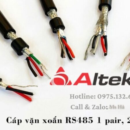 Cáp RS485 Altek – truyền xa, chống nhiễu tốt Cáp RS485 Altek – truyền xa, chống nhiễu tốt