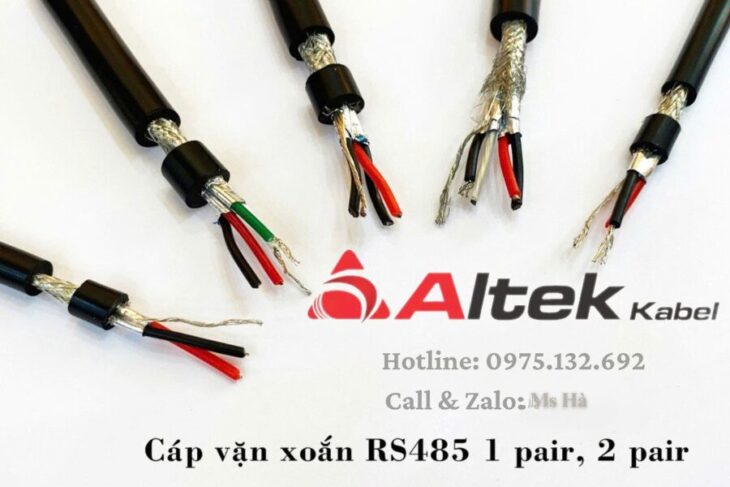 Cáp RS485 Altek – truyền xa, chống nhiễu tốt
