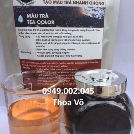 Tạo Màu Trà Ao Tôm – Ổn Định Nước, Hạn Chế Tảo Độc, Tăng Tỷ Lệ Sống