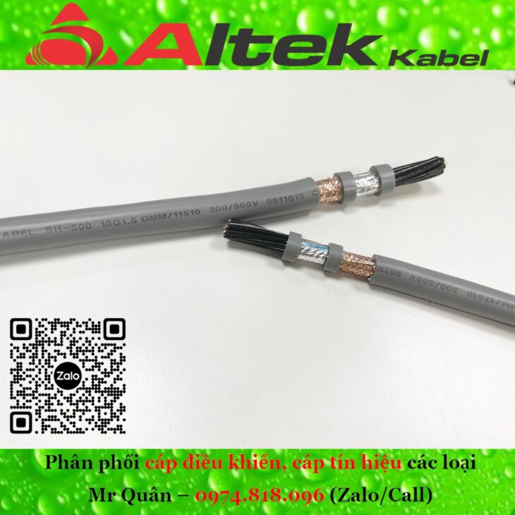 Cáp điều khiển 10 lõi Altek Kabel
