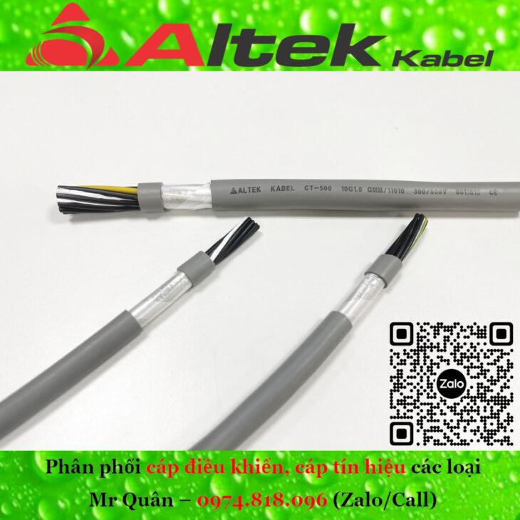 Cáp điều khiển 10 lõi Altek Kabel