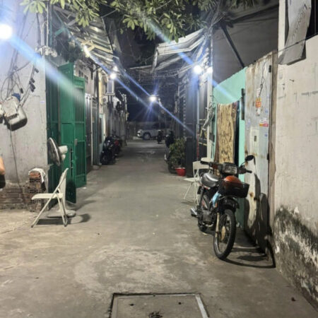 BÁN ĐẤT TẶNG NHÀ – 2 MẶT HẺM – TÂN THỚI NHẤT Q12