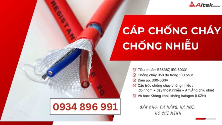 Cáp Chống Cháy Chống Nhiễu 2×1.5 – Có Sẵn Tại Bình Dương, Hồ Chí Minh, Cần Thơ Cáp Chống Cháy Chống Nhiễu 2×1.5 – Có Sẵn Tại Bình Dương, Hồ Chí Minh, Cần Thơ