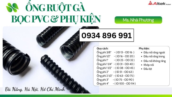Đại Lý Phân Phối Ống Ruột Gà Công Nghiệp Tại Gia Lai, Kon Tum