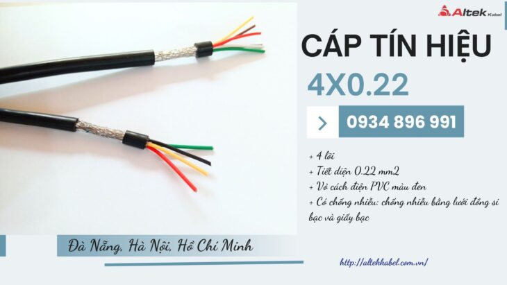 Cáp 4 Lõi 0.22 mm² Tại Hồ Chí Minh, Bình Dương, Long An – Chiết Khấu Cao Cho Dự Án