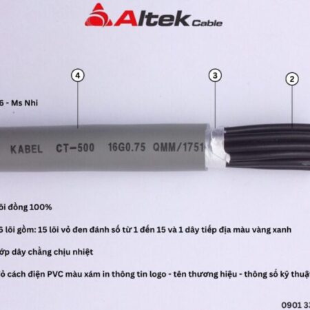 Cáp điều khiển không lưới Altek Kabel 2–30 lõi | Báo giá mới nhất Cáp điều khiển không lưới Altek Kabel 2–30 lõi | Báo giá mới nhất