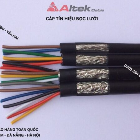 CÁP TÍN HIỆU BỌC LƯỚI 2 – 4 – 6 – 8 lõi 0.22 mm² ALTEK KABEL