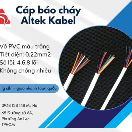 Cáp báo cháy Altek Kabel- lựa chọn hàng đầu cho các công trình