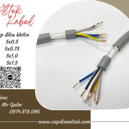 Cáp điều khiển Altek Kabel SH-500 5G1.5 – chống nhiễu Cáp điều khiển Altek Kabel SH-500 5G1.5 – chống nhiễu