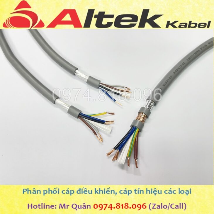 Cáp điều khiển Altek Kabel SH-500 5G1.5 – chống nhiễu