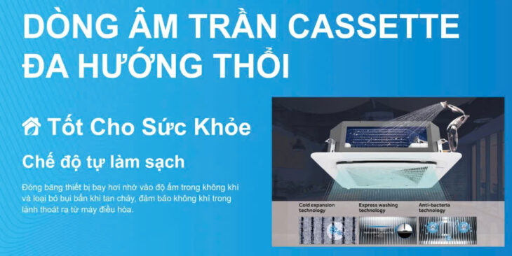 Máy Lạnh Âm Trần AQUA 1U90S1PS3SA/AB90S2LR1FA inverter Máy Lạnh Âm Trần AQUA 1U90S1PS3SA/AB90S2LR1FA inverter