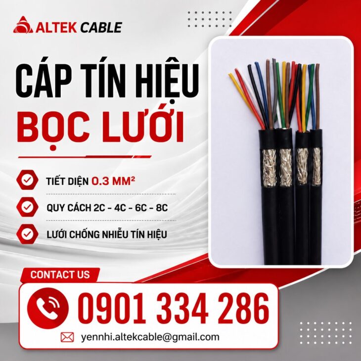 Cáp Tín Hiệu Chống Nhiễu 0.3 mm² ALTEK KABEL