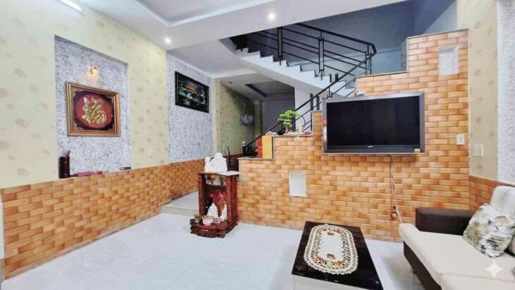 Nhà phố đẹp Lái Thiêu – Ngang 5m – 90m2 – Nhỉnh 4,5 Tỷ – Đường xe tải – ÔTô ngủ trong nhà
